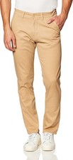 Men's Flex Stretch Chino Pants Straight Fit Comfortable Casual Solid Colors