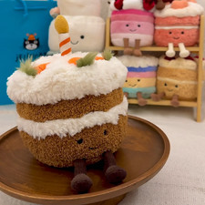Jellycat Carrot Cake Plush-Amuseables, Best Present For Collectors,BNWT+Bag