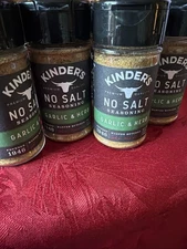 8 Kinder's PREMIUM Quality No Salt Seasoning 2.4 oz