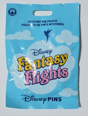 Disney Parks Fantasy Flights Sealed Pack Of 5 Mystery Pins NEW