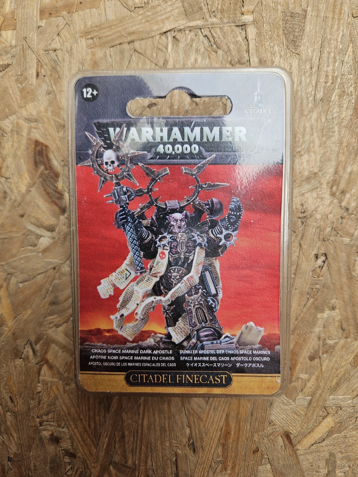 Warhammer 40k Chaos Space Marine Dark Apostle Finecast OOP Blister