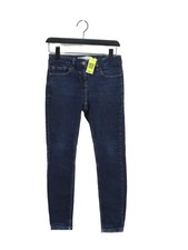 Next Women's Jeans UK 8 Blue Cotton with Elastane Skinny