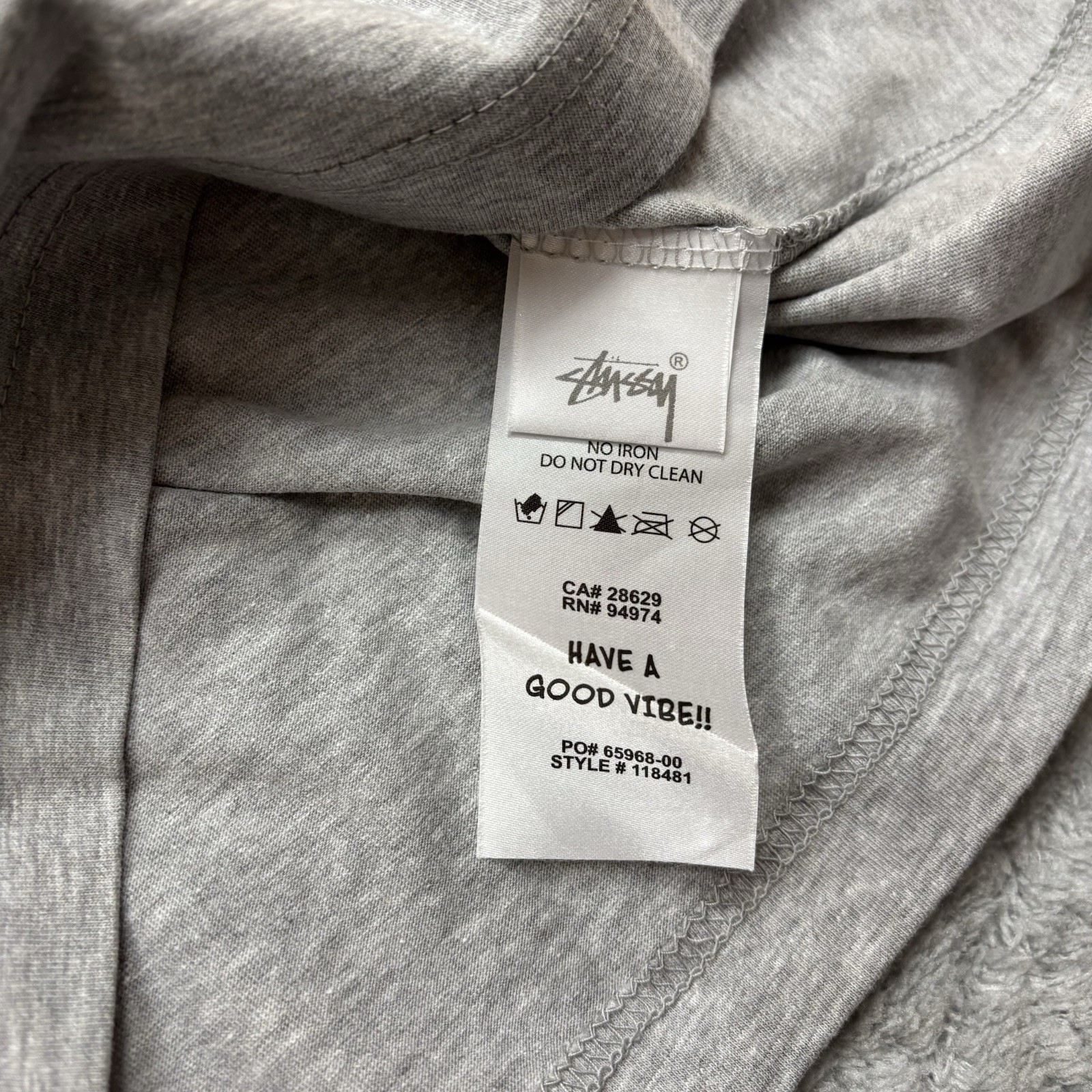 Stüssy Printed T-Shirt Men's | S | Grey | image 6