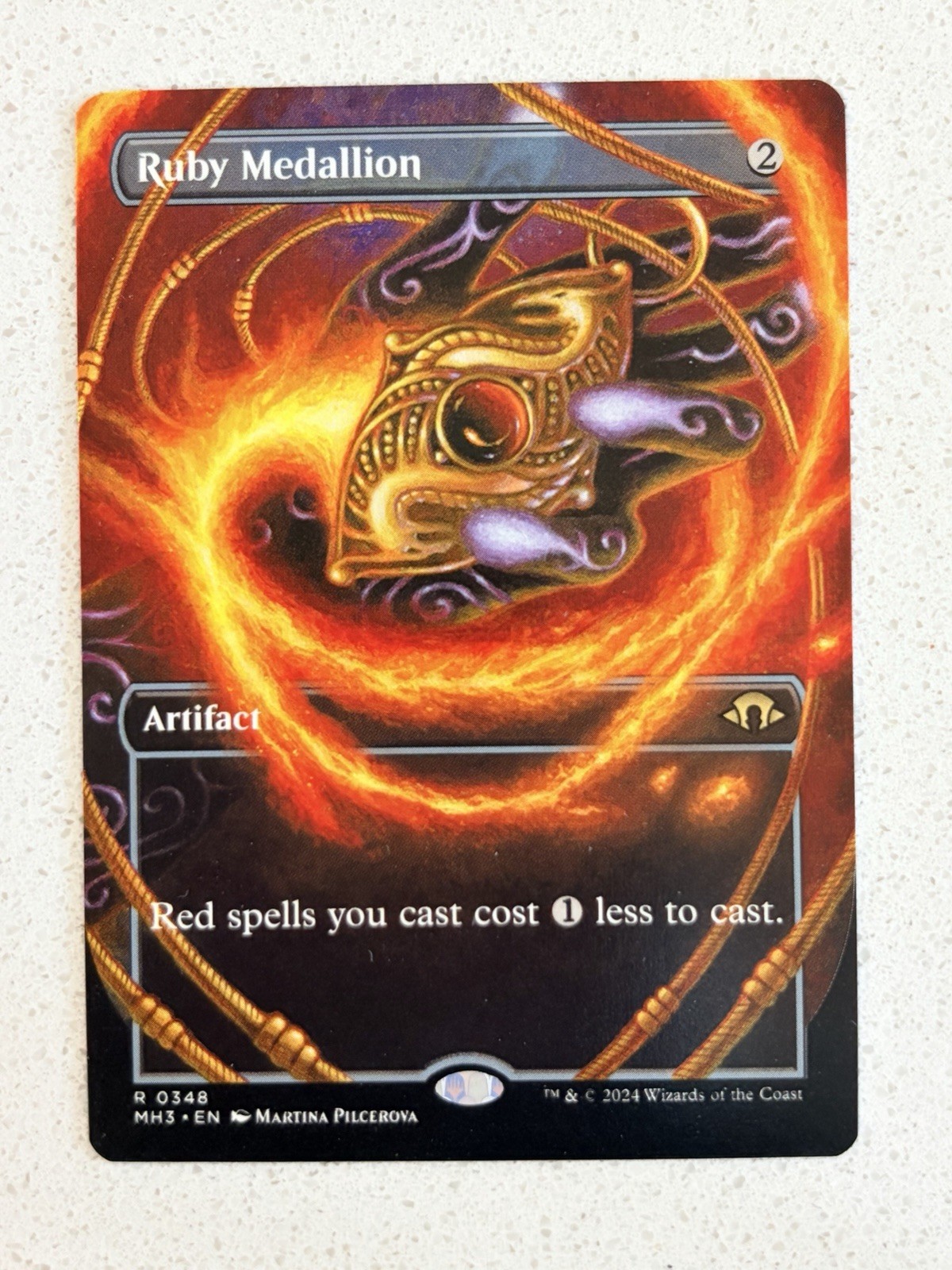 Ruby medallion (borderless) - English - MTG MH3 Modern Horizons 3 - NM