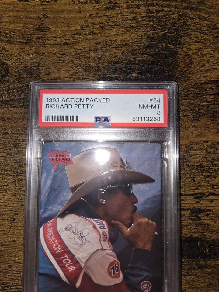 1993 Pinnacle Action Packed Richard Petty #54 Racing Legend PSA 8 🏎🏁 - Image 2 of 3