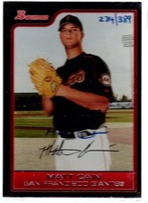 MATT CAIN - AUTO - /389 - Encased - Buy-Back - 2006 Bowman Originals #106