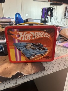 Vintage Original 1969 Hot Wheels Redline Metal Lunchbox No Thermos