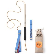 Flirt Pole for Small Dogs - 26 Inch with 70 Inch Rope and Toys -Interactive P...