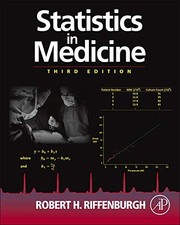 STATISTICS IN MEDICINE By Robert H. Riffenburgh - Hardcover **Mint Condition**
