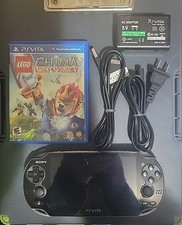 Sony PS Vita PCH-1001 Black Video Game Console with Extras 