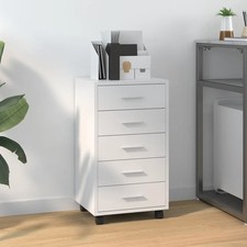 Schubladenschrank Kommode Schrank Rollcontainer Büroschrank Holzwerkstoff vidaXL