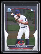 Yilber Herrera 2023 1st Bowman Chrome Prospect Rookie # Minnesota Twins B014