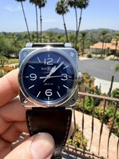 42mm Bell  Ross BR 03-92 42mm Blue Steel BR0392-BLU-ST/SCA watch automatic