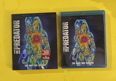 THE PREDATOR (BLU-RAY 2018) BOYD HOLBROOK - LIKE NEW W/SLIPCOVER FREE SHIPPING