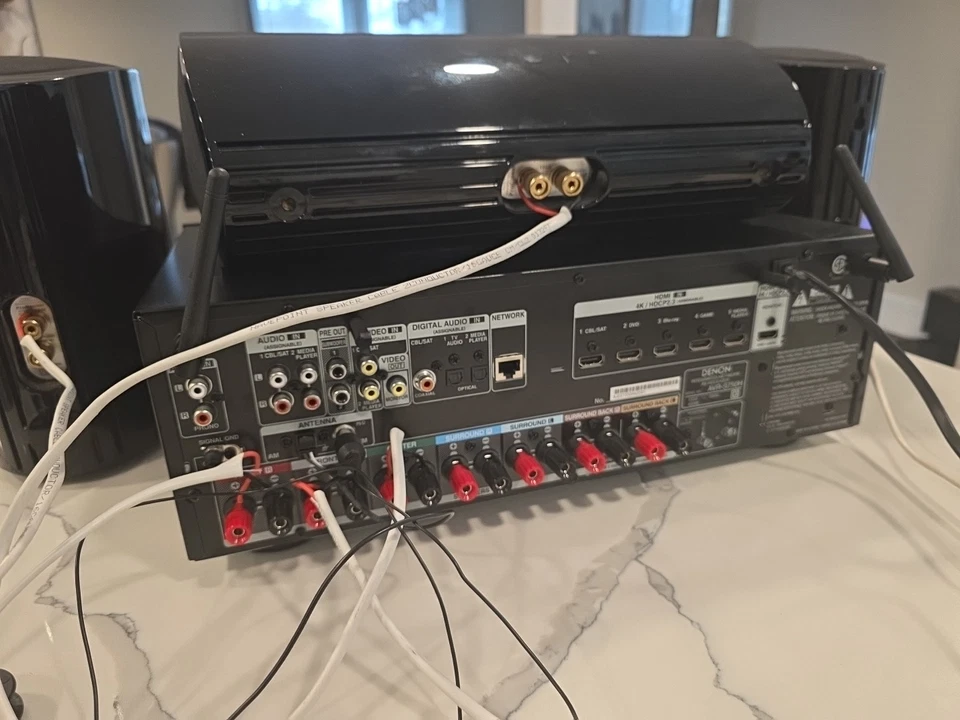 Denon AVR-S750H 7.2 Ch 4K UHD AV Receiver Dolby Atmos DTS:X WiFi Bluetooth HEOS - Image 4 of 4