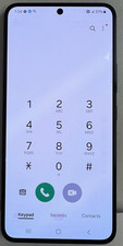 Samsung Galaxy S22 5G Black OEM Screen Replacement with Frame Shadow Burn 121
