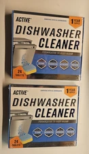 Active Dishwasher Cleaner 24 Tablet Pack - Lot of 2