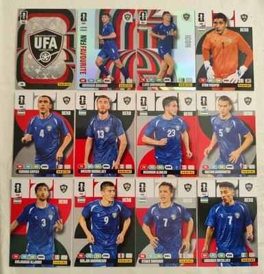 Panini Adrenalyn XL FIFA World Cup 2026 Team Set Uzbekistan Full Alle 12 Karten
