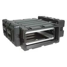 Skb 3Rs-9U24-25B Black Shock Rack Case, 39.1"L X 23.8"W X 22.3"D
