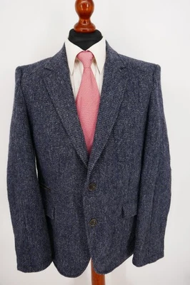 Strellson Harris Tweed Herbst Winter Sakko Gr.54 Wolle Anthrazit Top Zustand - Bild 1 von 4