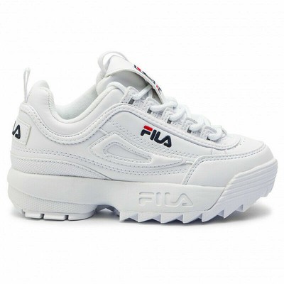 SCARPE FILA BAMBINA BAMBINO UNISEX SNEAKERS DISRUPTOR KIDS 1010567.1FG  BIANCO | eBay