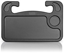 Steering Wheel Tray, Car Desk, Two Sided for Laptop Drink Food Work Table Holder