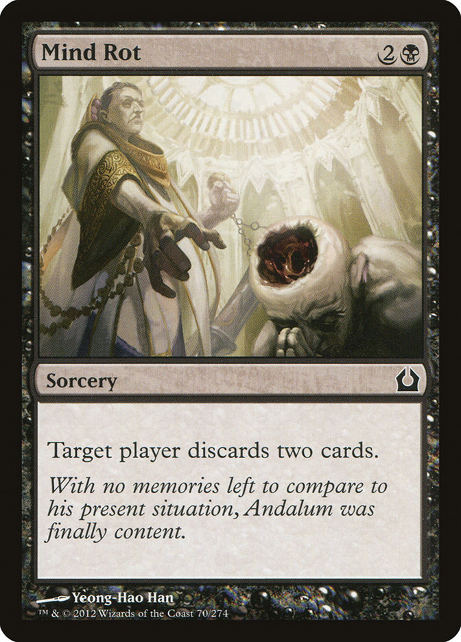 Mind Rot 4x FOIL RTR MTG Return to Ravnica Common MINT black Mind Rot 4x FOIL RTR MTG Return to Ravnica Common MINT black