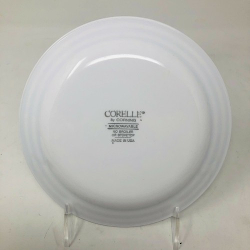 Set of 4 Corelle Corning Teal Rainbow Salad Bread & Butter Dessert Plates 7 1/4" - Picture 6 of 11