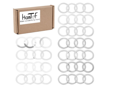 44 Pack Muzzle Brake Alignment Set 5/8 x 24 Barrel Shim Kit for .308/7.62mm