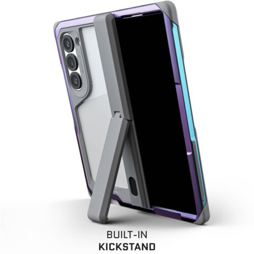 Galaxy Z Fold 6 Case Clear Metal Cover with Built-In Kickstand | Ghostek ATOMIC - 第 8/26 張圖片