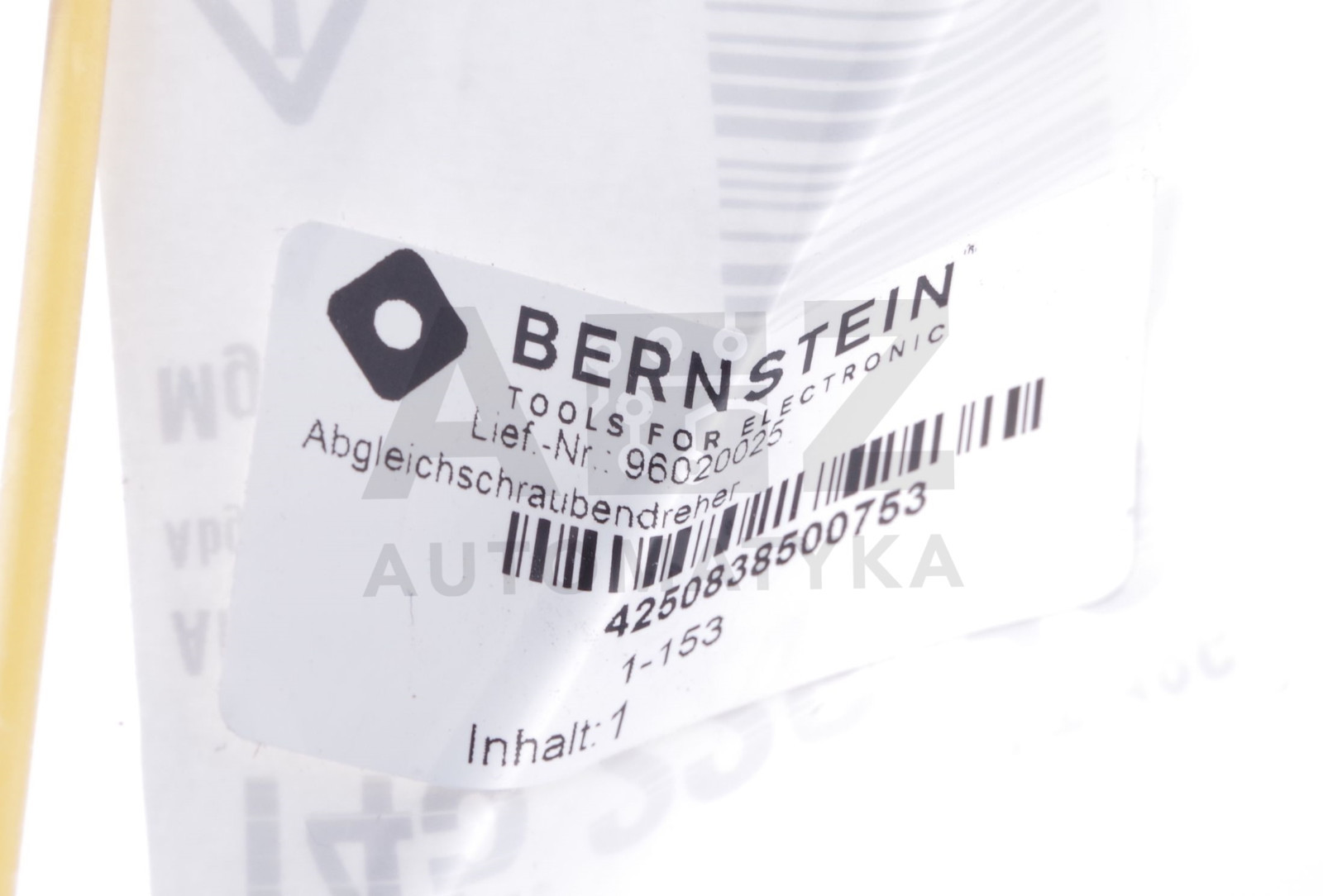 BERNSTEIN TOOLS FOR ELECTRONIC 96020025 1-153 Adjusting  