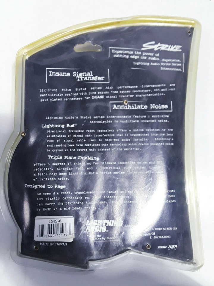 Lightning Audio LSIS-6 | Strike 20' Performance Interconnect Cable (New!) - Image 2 of 2