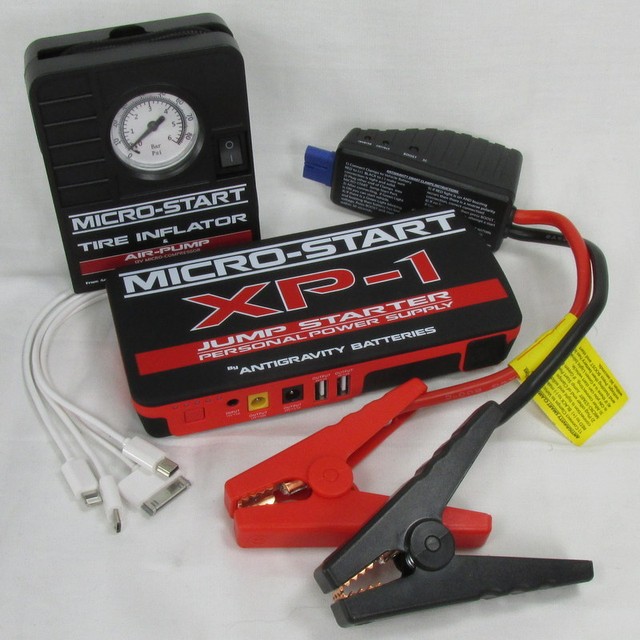 Emergency Roadside Auto Travel KIT Jump Starter Box TIRE INFLATOR