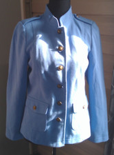 TALBOTS SIZE 4 LIGHT BLUE BUTTON UP BLAZER