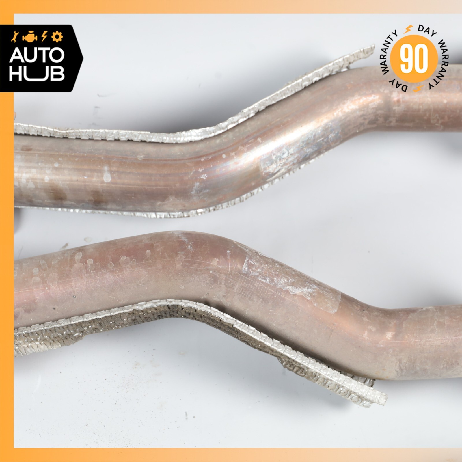 13-16 Aston Martin DB9 6.0L V12 Rear & Center Exhaust Pipes Pipe Set OEM 35k