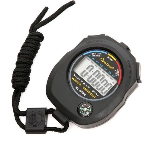 Digital Handheld Stopwatch Chronograph Sport Counter Lap Timer Stop Watch Clock - Picture 6 of 16