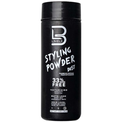 BARBER BEAUTY SALON L3VEL3 LEVEL 3 HAIR STYLING TEXTURIZING POWDER DUST ...