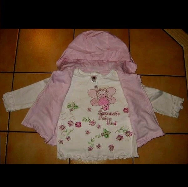 C&A Baby Set Gr 68 Kombi Thermohose Hose LA-Shirt Weste 3er Set - Bild 2 von 4