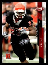Ray Rice 2008 SAGE Aspire Rookie Card #14 Rutgers Scarlet Knights