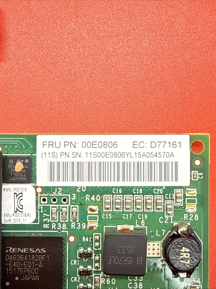 IBM Power8 577D 00E0806 8Gb 2 Port FC PCI-e Full Height HBA + SFP Transceivers - Image 4 of 4