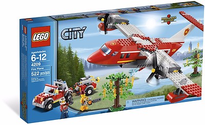 LEGO City Fire Plane (#4209)(Retired 2012)(Very Rare)(NEW)