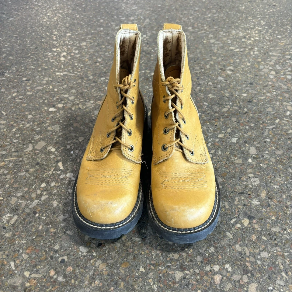 Bota de trabajo de cuero en cascada Ariat #14797 Western Ranch Kiltie para mujer talla 7,5B Foto 4 de 4