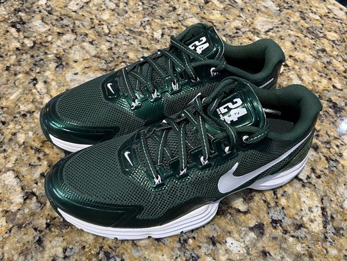 Darrelle Revis Game Used Shoes Pro Bowl Work Out JETS GREEN REVIS ISLAND #24 WOW - Picture 5 of 17