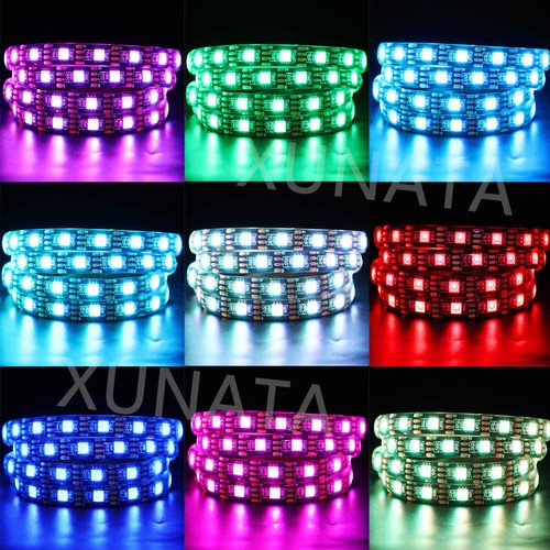12V 5V USB Battery UK Plug In RGB LED Strip Light Tape Under Cabinet TV Lighting - Picture 9 of 17