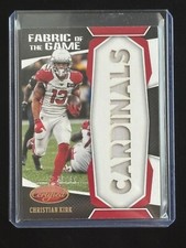 Christian Kirk GU PATCH /50 2020 Certified Fabric of the Game PRIME Card #FG-CK