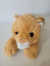 FAO Schwarz Lion Cub Plush Adopt A Wild Pal Endangered NO PAPERS 15" Toy