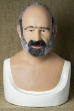 Realistic Hand Made Silicone "Armen" Mask by The Masker, Realistic, Old Man