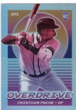 CHRISTIAN PACHE 2021 PANINI OVERDRIVE HOLO SILVER ROOKIE ATLANTA BRAVES $1.99 RM