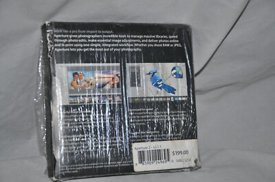 MB675Z/A Apple Aperture Original Retail Upgrade ver.2.1.1 ugly box new old stock