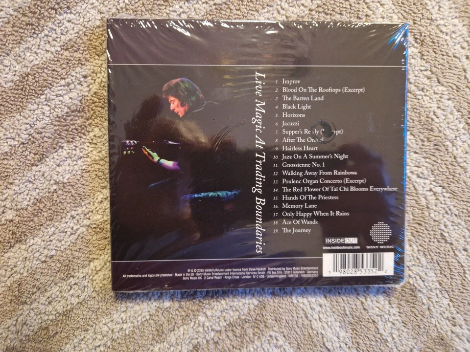 Steve Hackett 2025 " Live Magic At Trading Boundaries " (ex-Genesis) - Bild 2 von 2